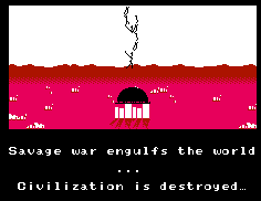 Savage war engulfs the world...Civilization is destroyed