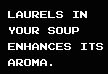 Laurels in your soup enhances its aroma