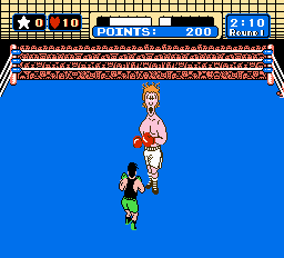 Glass Joe can hardly believe he just got smacked in the face!