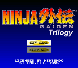 Ninja Gaiden Trilogy